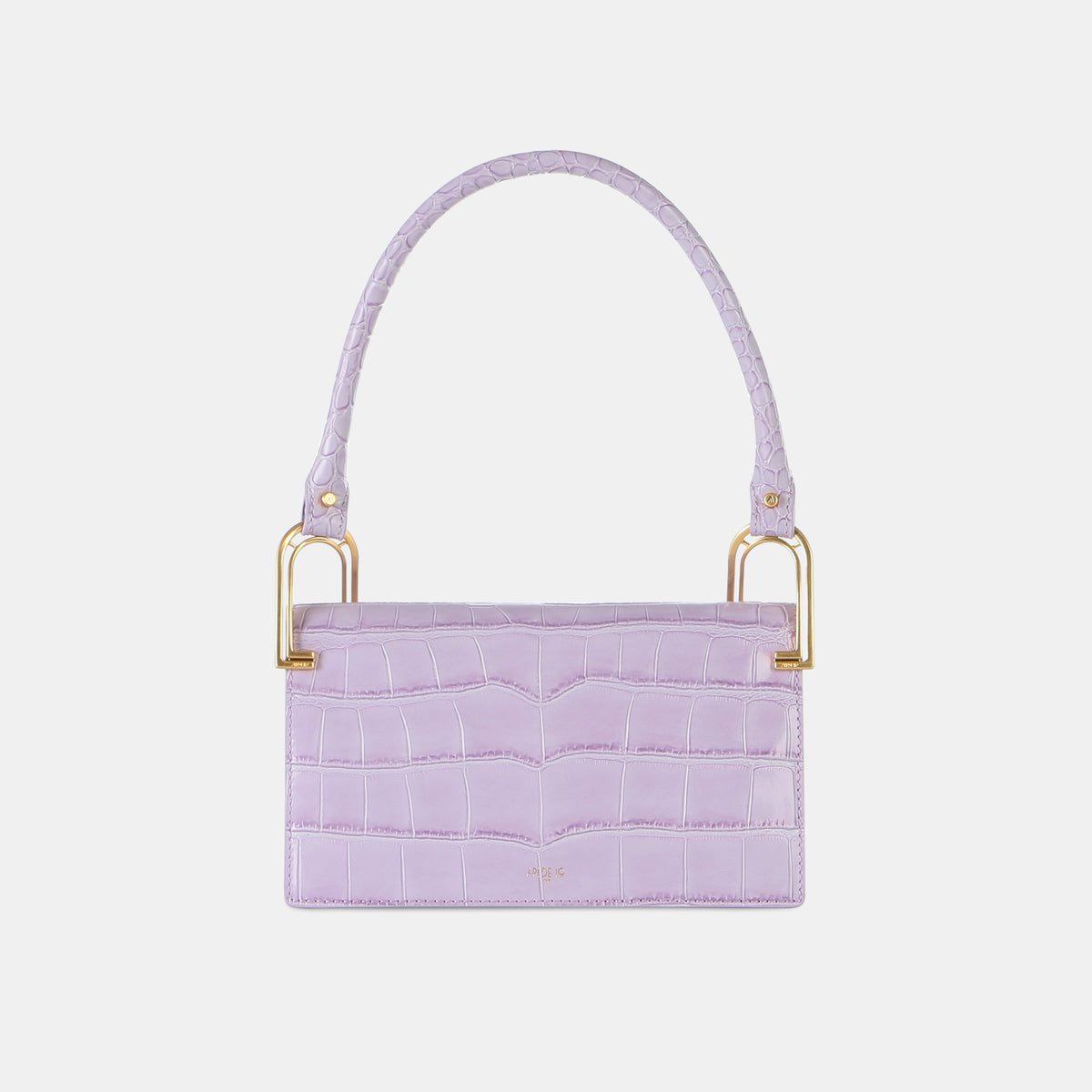 Croissant Shoulder Bag (L) - Purple