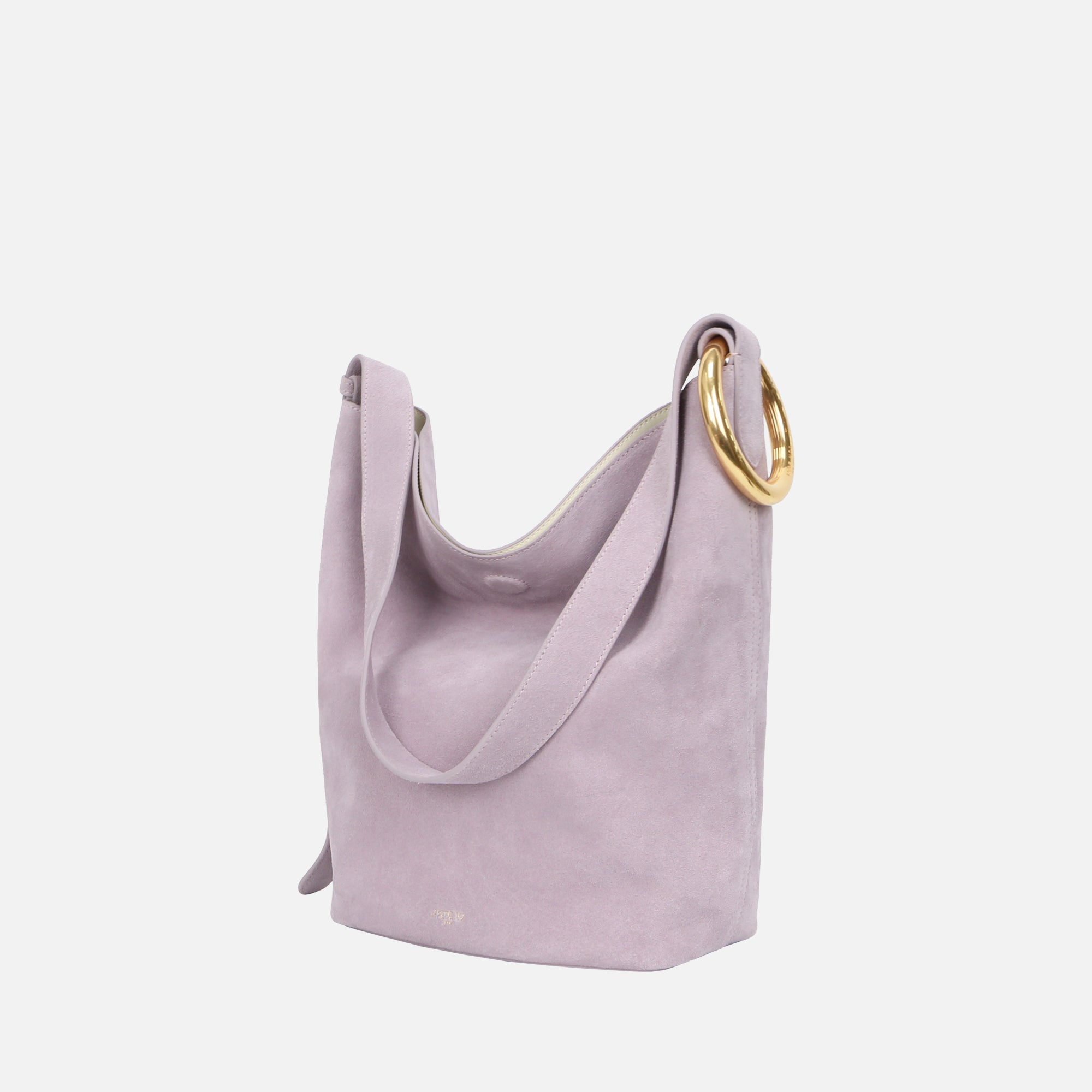 Medium Floral Bucket Bag with Metal Ring（Pre-order）