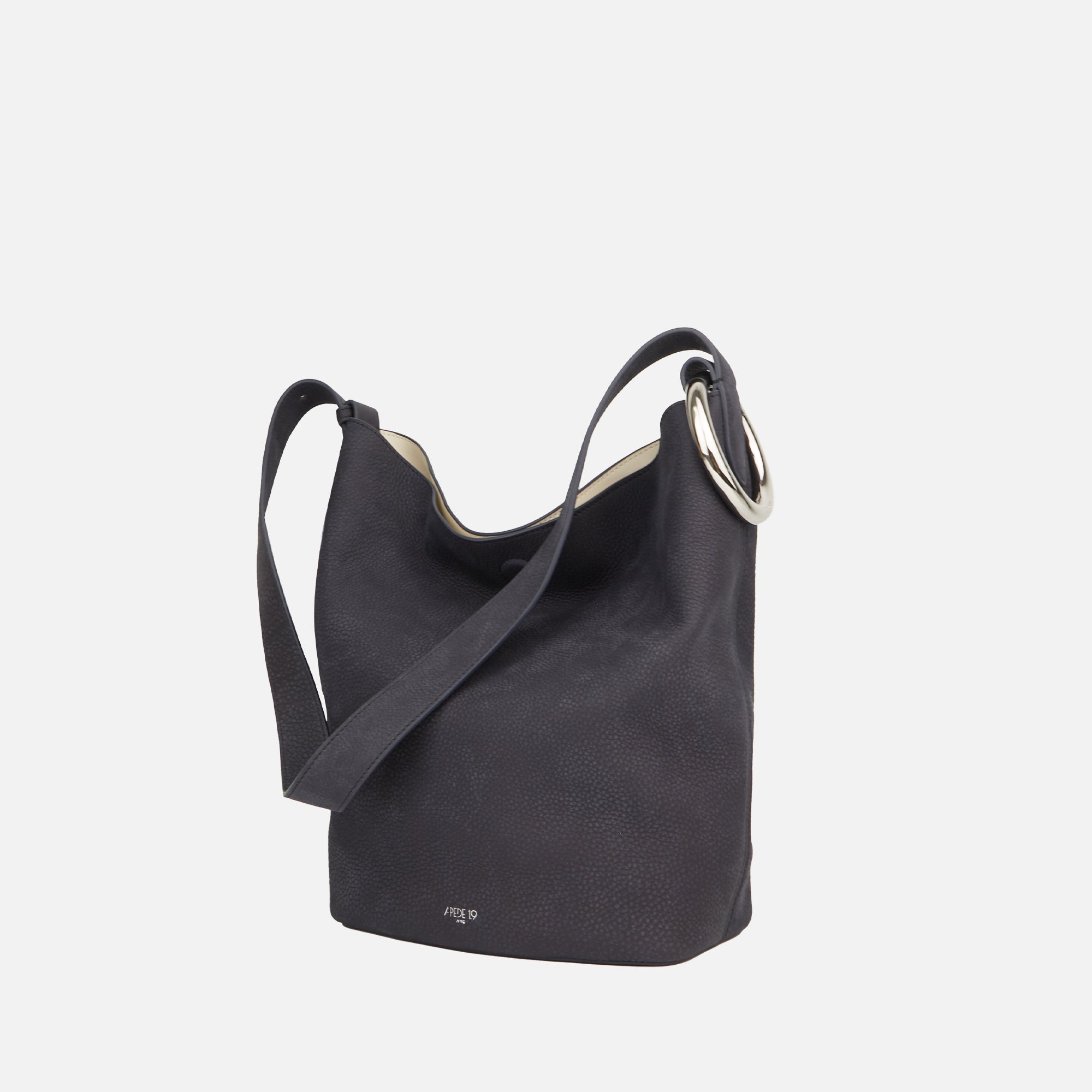 Medium Floral Bucket Bag with Metal Ring（Pre-order）